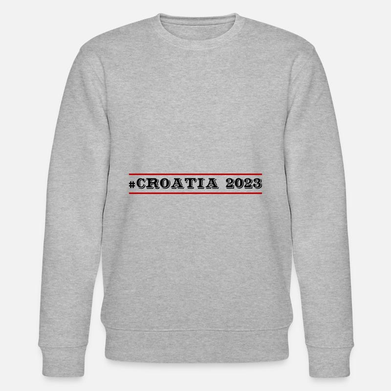 Croatia 2023 - Stanley/Stella Unisex Bio-Sweatshirt CHANGER  - Grau meliert