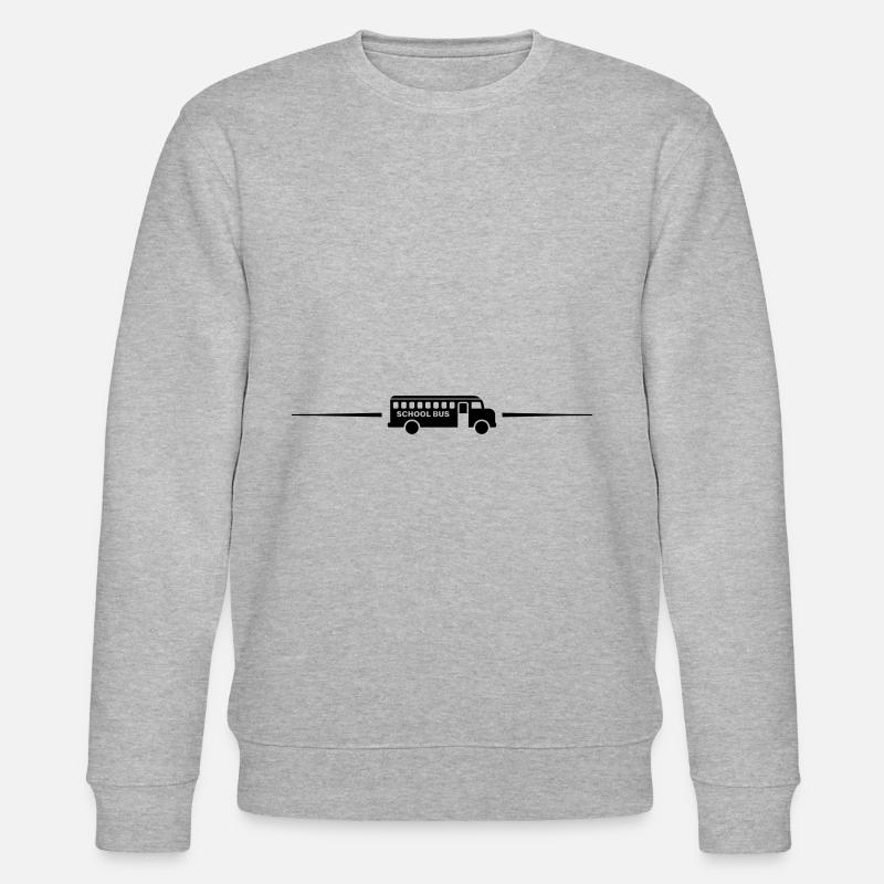 Schulbus schule linie - Stanley/Stella Unisex Bio-Sweatshirt CHANGER  - Grau meliert