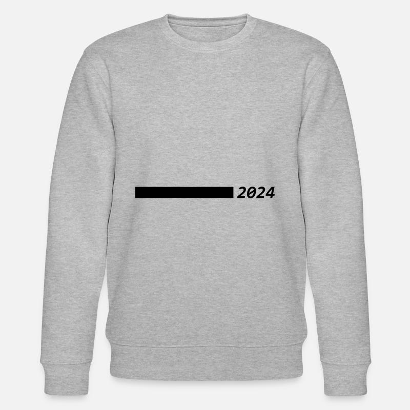 2024 Jahr - Stanley/Stella Unisex Bio-Sweatshirt CHANGER  - Grau meliert