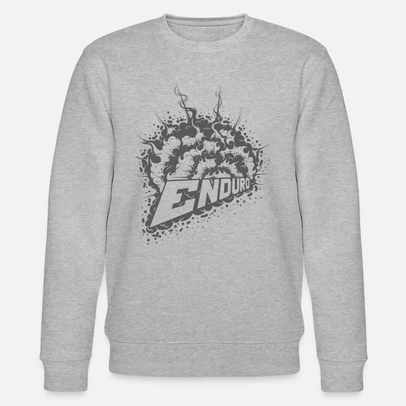 Enduro BlowUp - Stanley/Stella Unisex Bio-Sweatshirt CHANGER  - Grau meliert