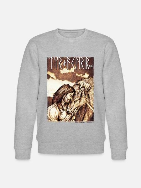 Tyr + Fenrir - Stanley/Stella CHANGER Unisex Organic Sweatshirt - heather grey