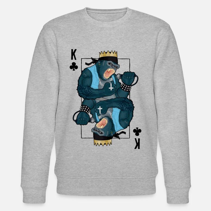 Rap King - Sweat bio CHANGER Stanley/Stella Unisexe - gris chiné