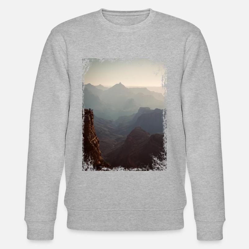 Grand Canyon - Stanley/Stella Unisex Bio-Sweatshirt CHANGER - Grau meliert