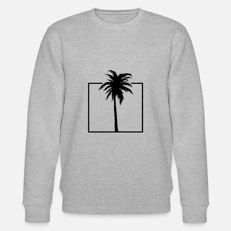 Palme - Stanley/Stella Unisex Bio-Sweatshirt CHANGER  - Grau meliert