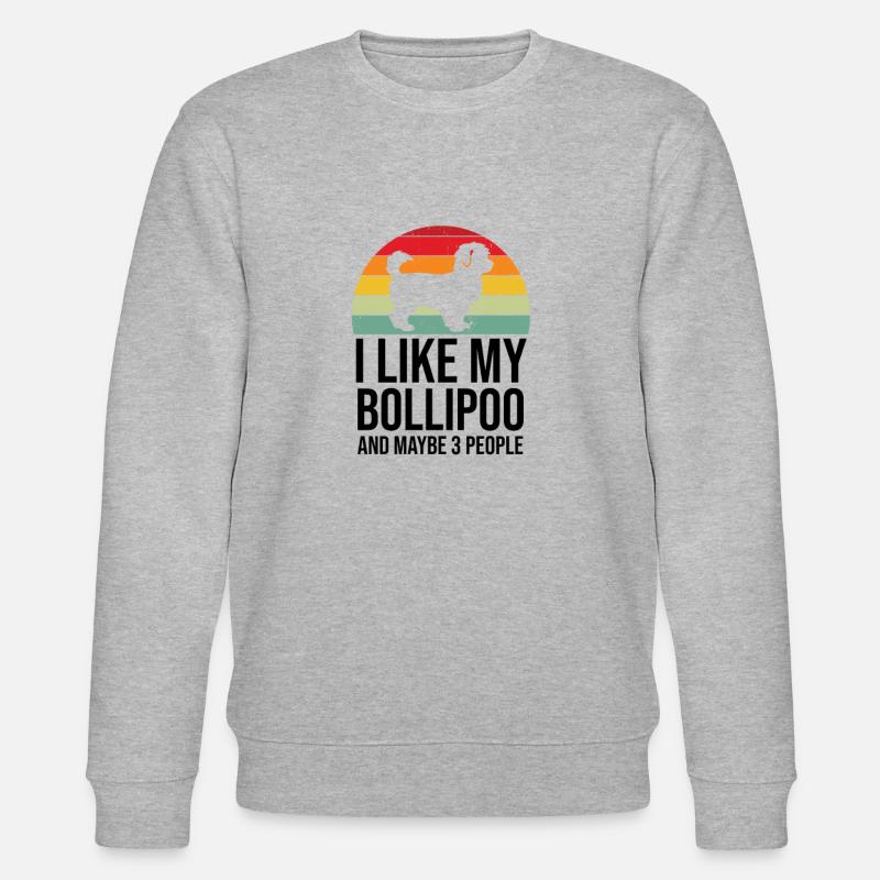 Bollipoo - Stanley/Stella Unisex Bio-Sweatshirt CHANGER  - Grau meliert