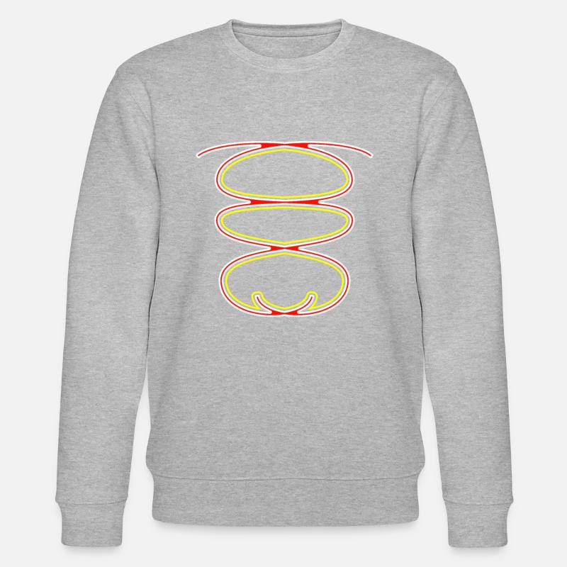 drawing 2 white - Stanley/Stella CHANGER Unisex Organic Sweatshirt - heather grey