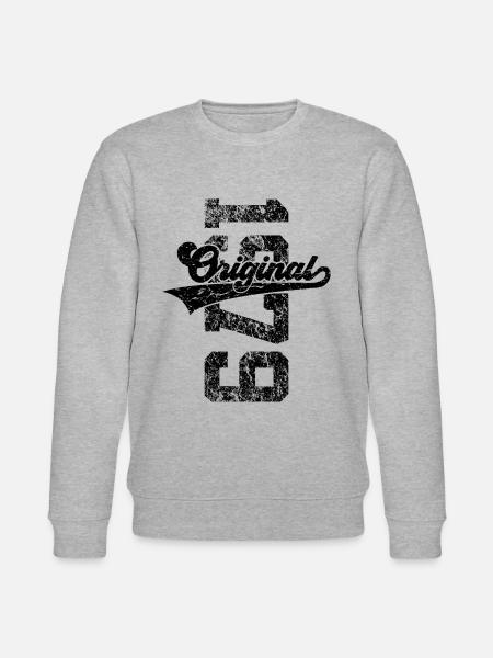 47TH BIRTHDAY ORIGINAL 1979 - Stanley/Stella CHANGER Unisex Organic Sweatshirt - heather grey