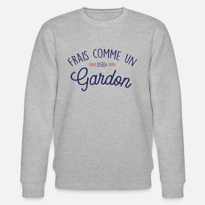 Frais comme un gardon - Sweat bio CHANGER Stanley/Stella Unisexe - gris chiné