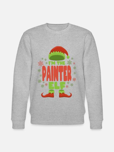 Painter Christmas Elf - Stanley/Stella CHANGER Unisex Organic Sweatshirt -