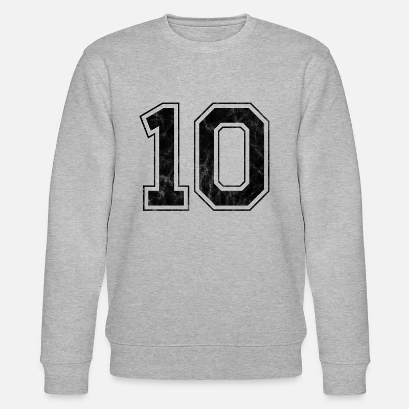 Numéro 10 - Sweat bio CHANGER Stanley/Stella Unisexe - gris chiné