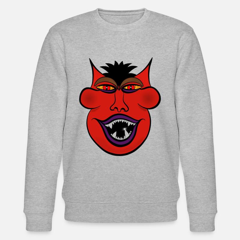 Devil Motif Devil - Sweat bio CHANGER Stanley/Stella Unisexe - gris chiné