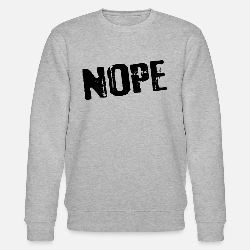 Anti-ja-Sager - Stanley/Stella Unisex Bio-Sweatshirt CHANGER  - Grau meliert