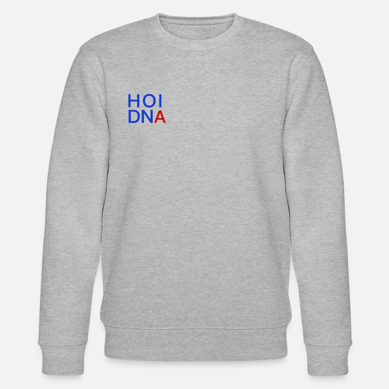 Heidenheim Hoidna blau rot - Stanley/Stella Unisex Bio-Sweatshirt CHANGER  - Grau meliert