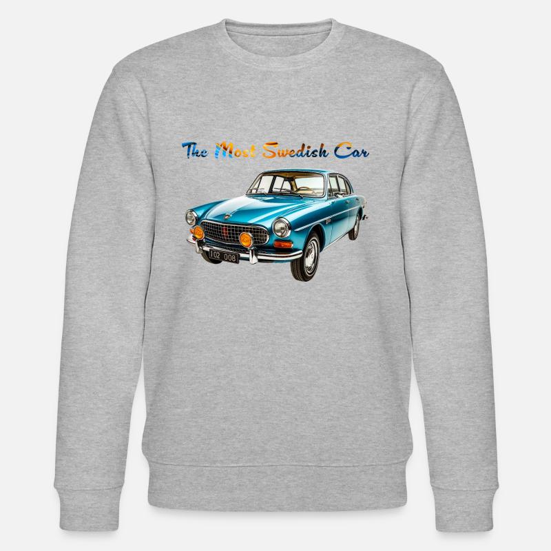 Das schwedischste Auto - Stanley/Stella Unisex Bio-Sweatshirt CHANGER  - Grau meliert