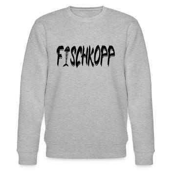 Fischkopp - Stanley/Stella Unisex Bio-Sweatshirt CHANGER  - Grau meliert - Vorne - Nik (191cm) & Marisol (170cm)