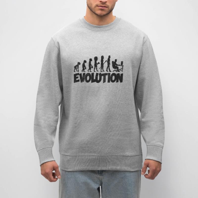 Computer Nerd Evolution Stanley/Stella Unisex Bio-Sweatshirt CHANGER 