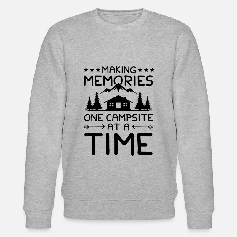 camping camp - Sweat bio CHANGER Stanley/Stella Unisexe - gris chiné