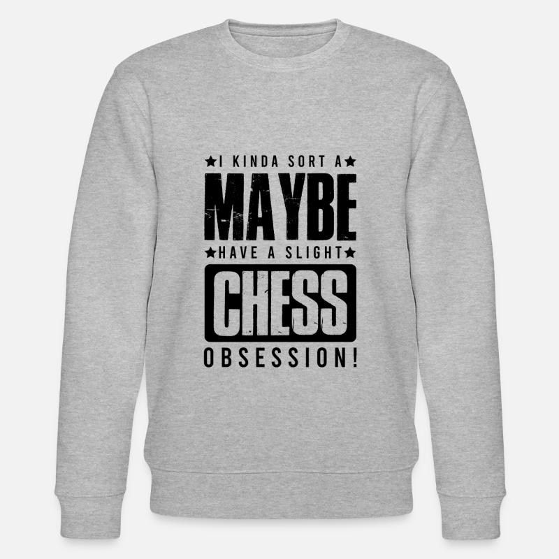 Schach spiel - Stanley/Stella Unisex Bio-Sweatshirt CHANGER  - Grau meliert