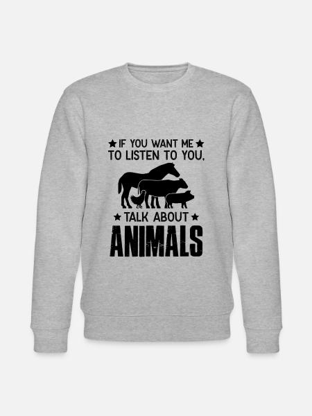 Tiere Tierschutz - Stanley/Stella Unisex Bio-Sweatshirt CHANGER - Grau meliert