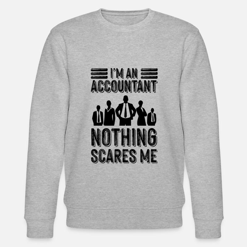 accountant buchhalter - Stanley/Stella Unisex Bio-Sweatshirt CHANGER  - Grau meliert
