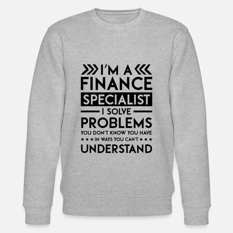 Finanzberater spezialist - Stanley/Stella Unisex Bio-Sweatshirt CHANGER  - Grau meliert