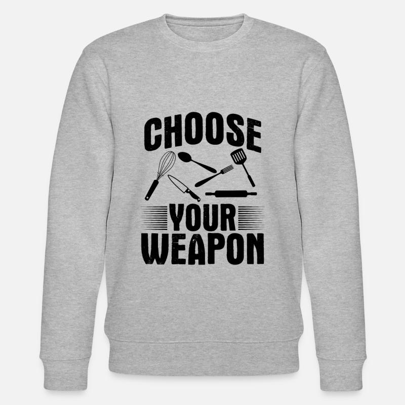 cuisine bouillonnette - Sweat bio CHANGER Stanley/Stella Unisexe - gris chiné