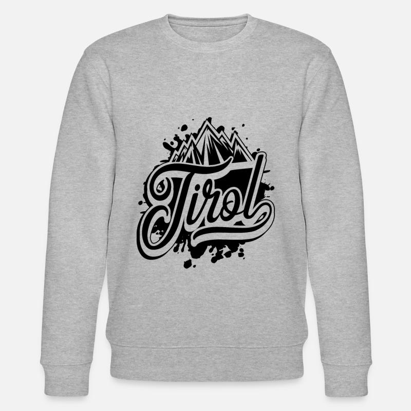 Tirol Berge - Stanley/Stella Unisex Bio-Sweatshirt CHANGER  - Grau meliert