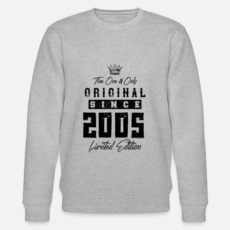 2005 limited edition - Stanley/Stella Unisex Bio-Sweatshirt CHANGER  - Grau meliert