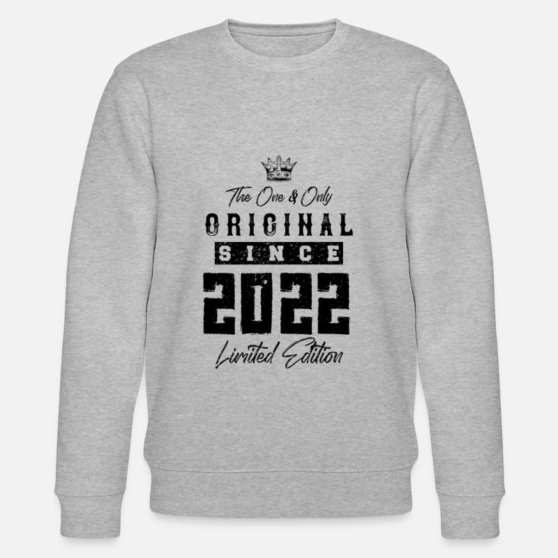 2022 limited edition - Sweat bio CHANGER Stanley/Stella Unisexe - gris chiné