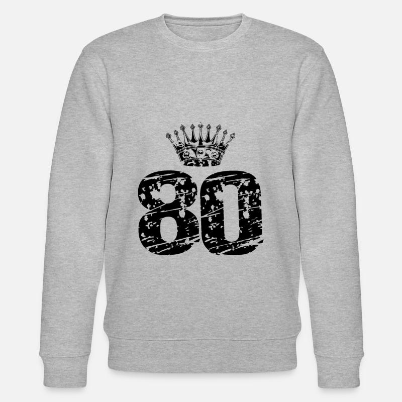 80 couronnes nombre - Sweat bio CHANGER Stanley/Stella Unisexe - gris chiné