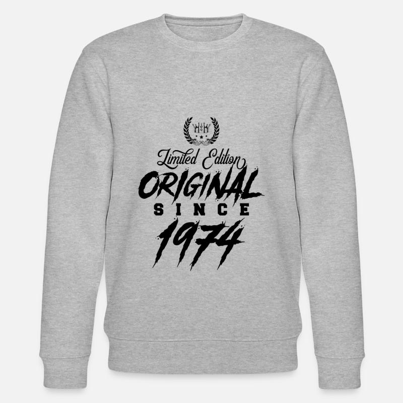 Édition limitée 1974 - Sweat bio CHANGER Stanley/Stella Unisexe - gris chiné