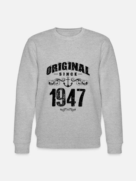 1947 original since - Stanley/Stella CHANGER Unisex Organic Sweatshirt - heather grey