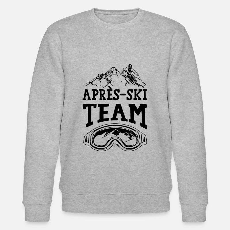 Après Ski Team - Stanley/Stella Unisex Bio-Sweatshirt CHANGER - Grau meliert