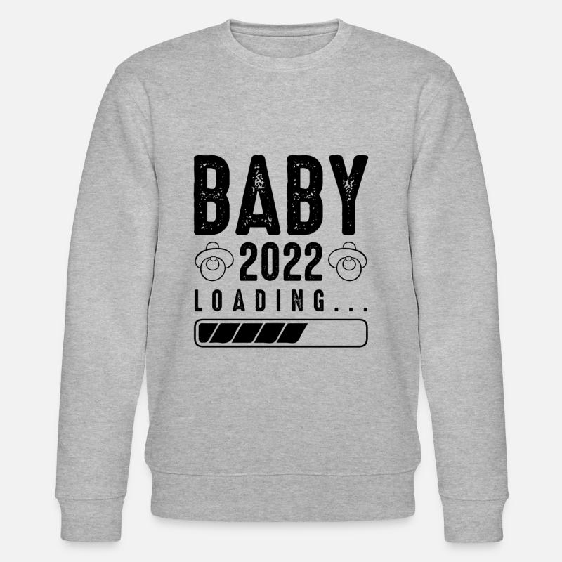 baby 2022 loading - Stanley/Stella Unisex Bio-Sweatshirt CHANGER  - Grau meliert