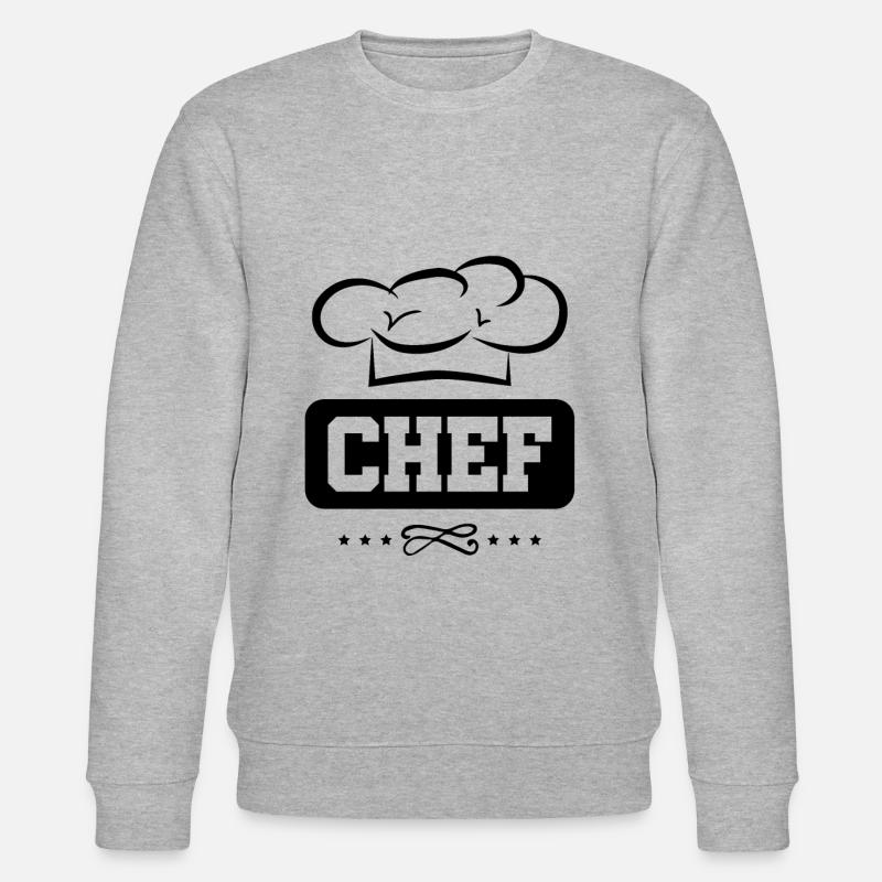 chef koch - Stanley/Stella Unisex Bio-Sweatshirt CHANGER  - Grau meliert