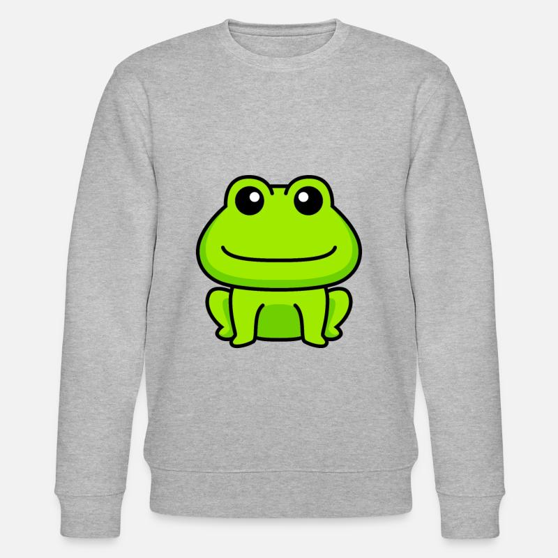 Grenouille Comic Animal - Sweat bio CHANGER Stanley/Stella Unisexe - gris chiné