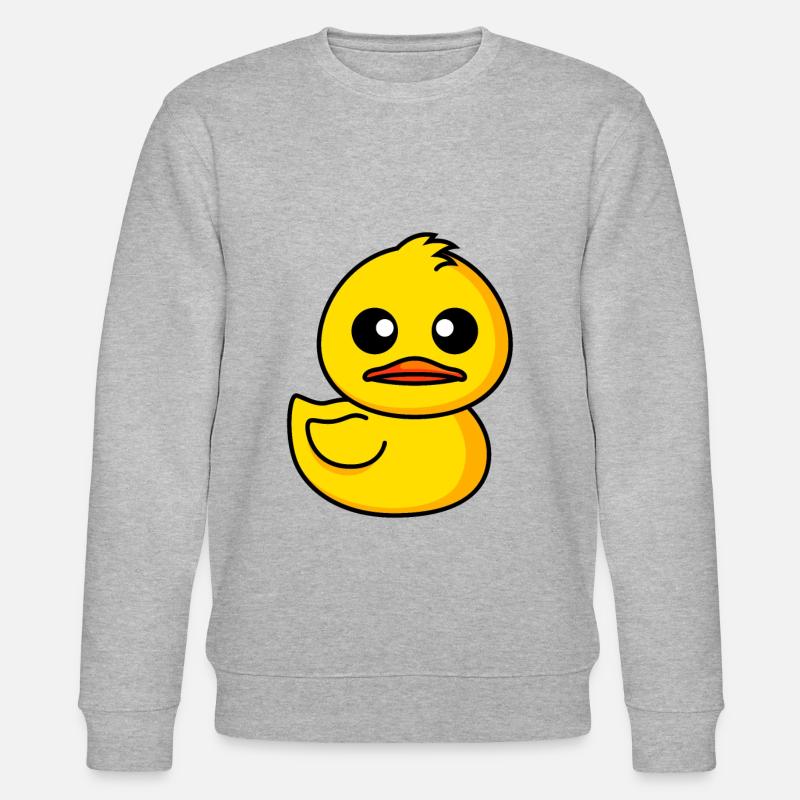 Ente Comic Tier - Stanley/Stella Unisex Bio-Sweatshirt CHANGER  - Grau meliert