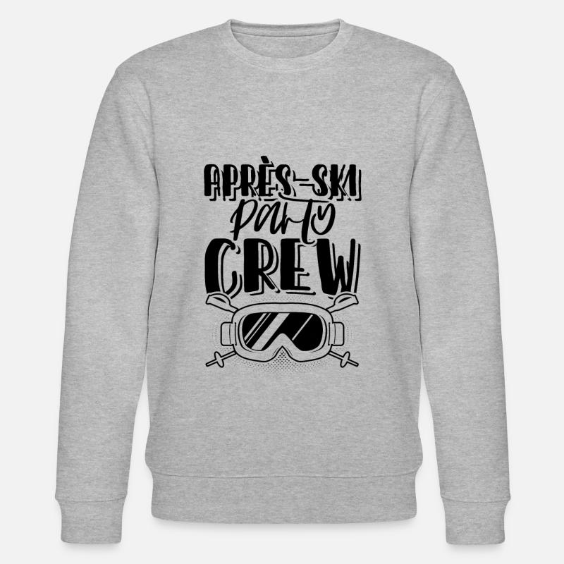 Apres Ski Crew - Stanley/Stella Unisex Bio-Sweatshirt CHANGER  - Grau meliert