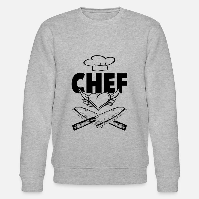 chef cuisinier - Sweat bio CHANGER Stanley/Stella Unisexe - gris chiné