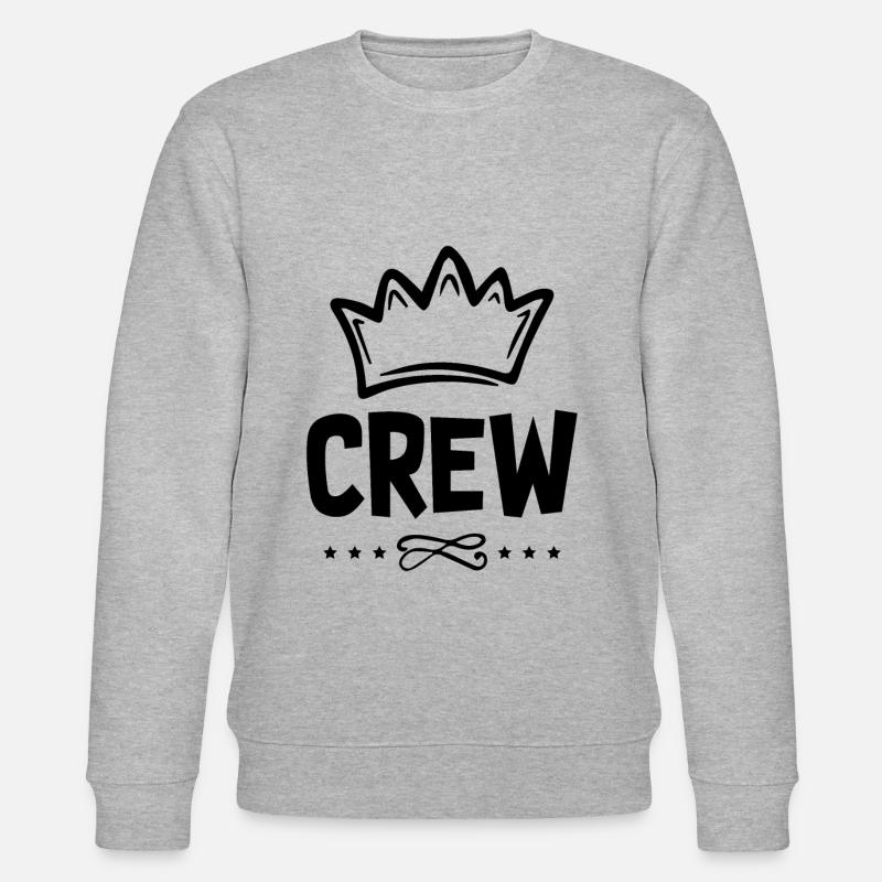 Crew - Stanley/Stella Unisex Bio-Sweatshirt CHANGER  - Grau meliert