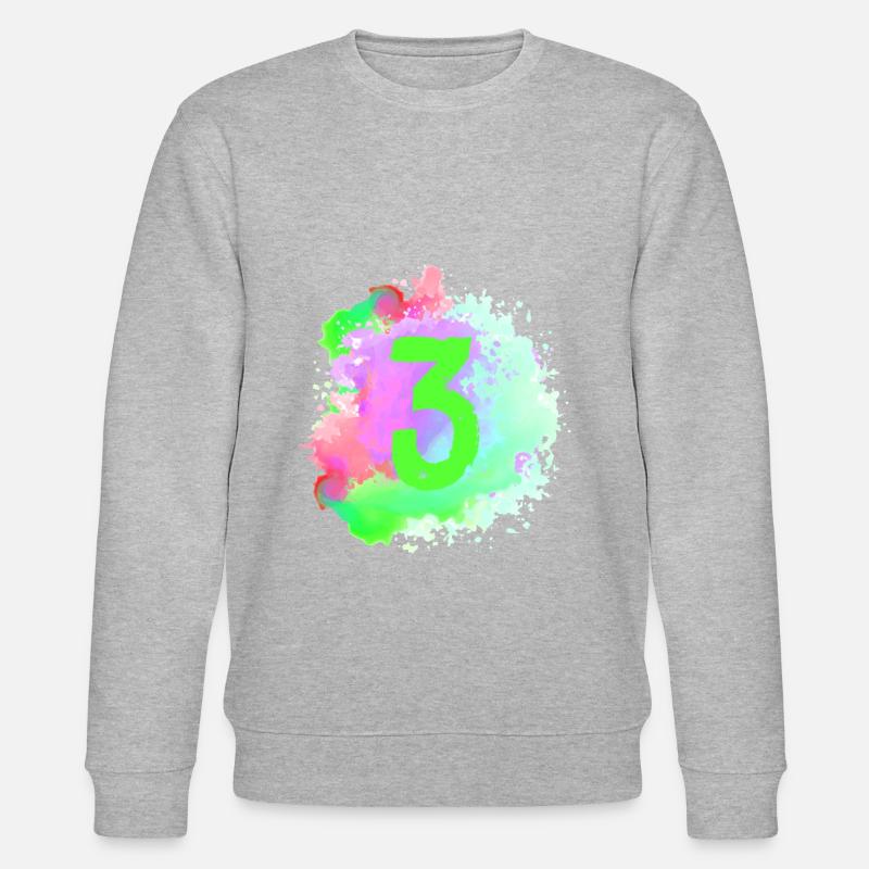 3 Nombre d’objets blob - Sweat bio CHANGER Stanley/Stella Unisexe - gris chiné