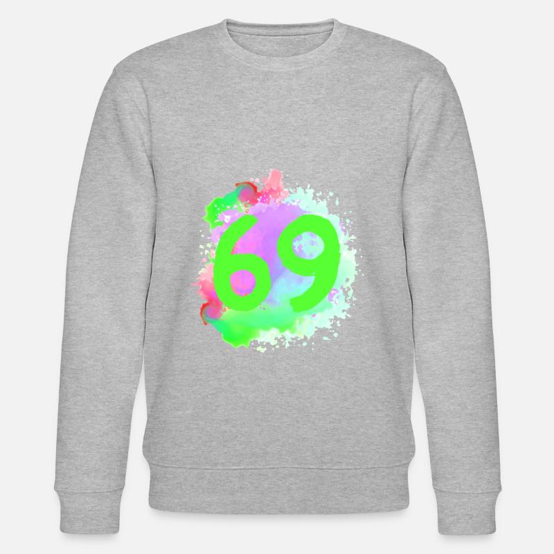 69 Nombre d’objets blob - Sweat bio CHANGER Stanley/Stella Unisexe - gris chiné