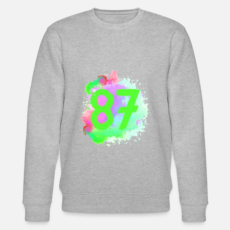 87 Nombre d’objets blob - Sweat bio CHANGER Stanley/Stella Unisexe - gris chiné