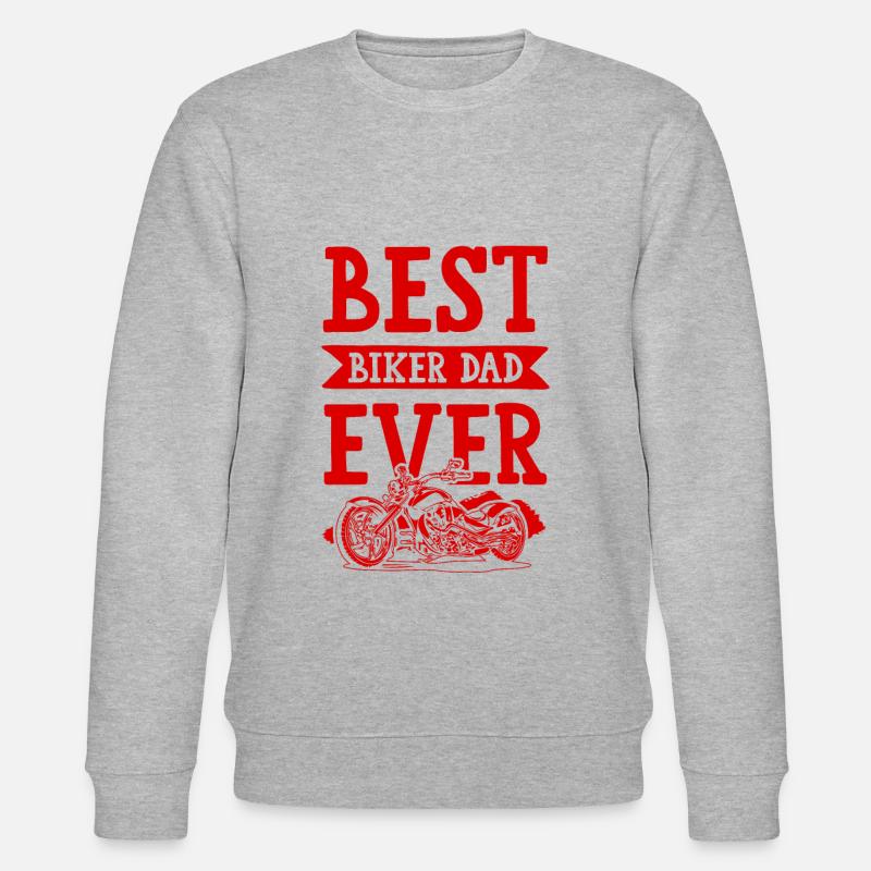 Biker Dad - Stanley/Stella Unisex Bio-Sweatshirt CHANGER  - Grau meliert