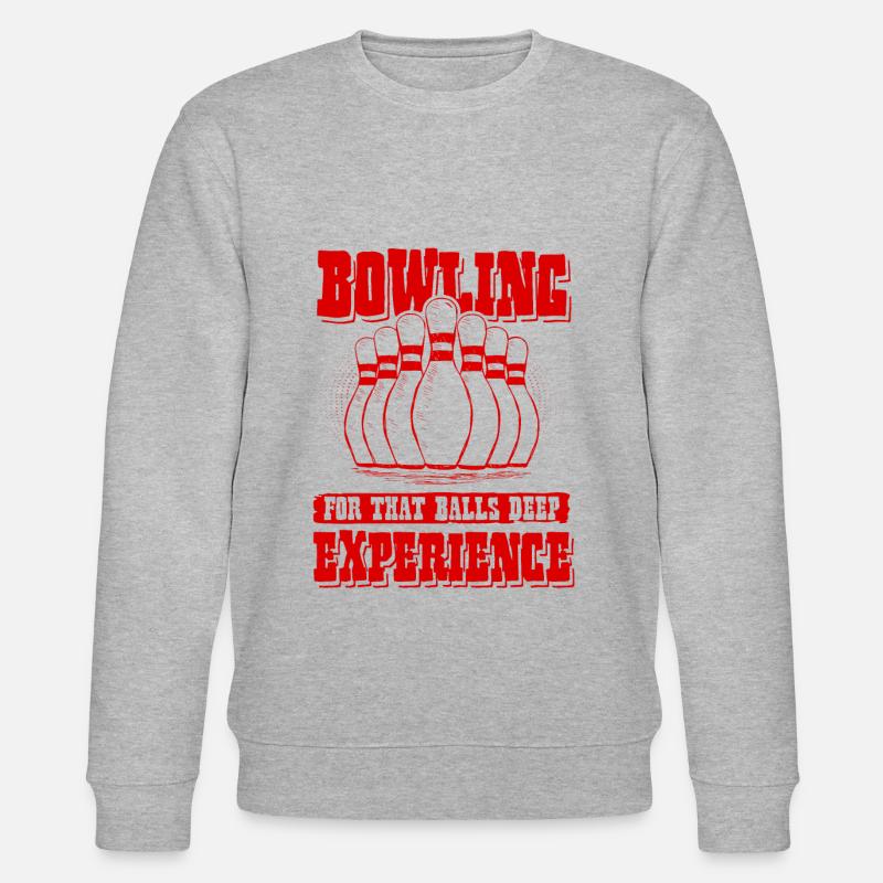Bowling Experimen - Stanley/Stella Unisex Bio-Sweatshirt CHANGER  - Grau meliert