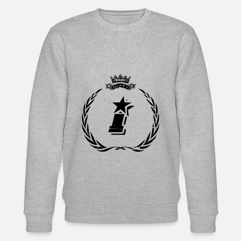 I Buchstabe Kranz - Stanley/Stella Unisex Bio-Sweatshirt CHANGER  - Grau meliert