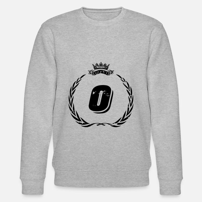 O Buchstabe Kranz - Stanley/Stella Unisex Bio-Sweatshirt CHANGER  - Grau meliert