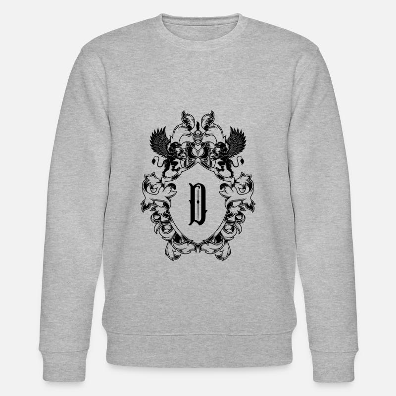 D Buchstabe Wappen - Stanley/Stella Unisex Bio-Sweatshirt CHANGER  - Grau meliert