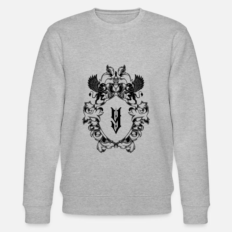 Y Buchstabe Wappen - Stanley/Stella Unisex Bio-Sweatshirt CHANGER  - Grau meliert