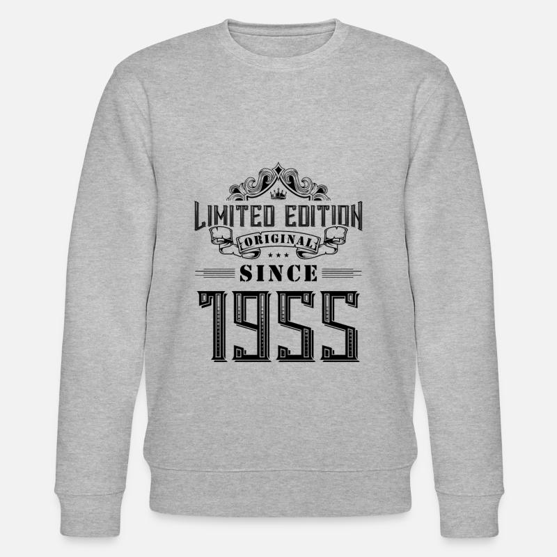 1955 limited edition - Stanley/Stella Unisex Bio-Sweatshirt CHANGER  - Grau meliert